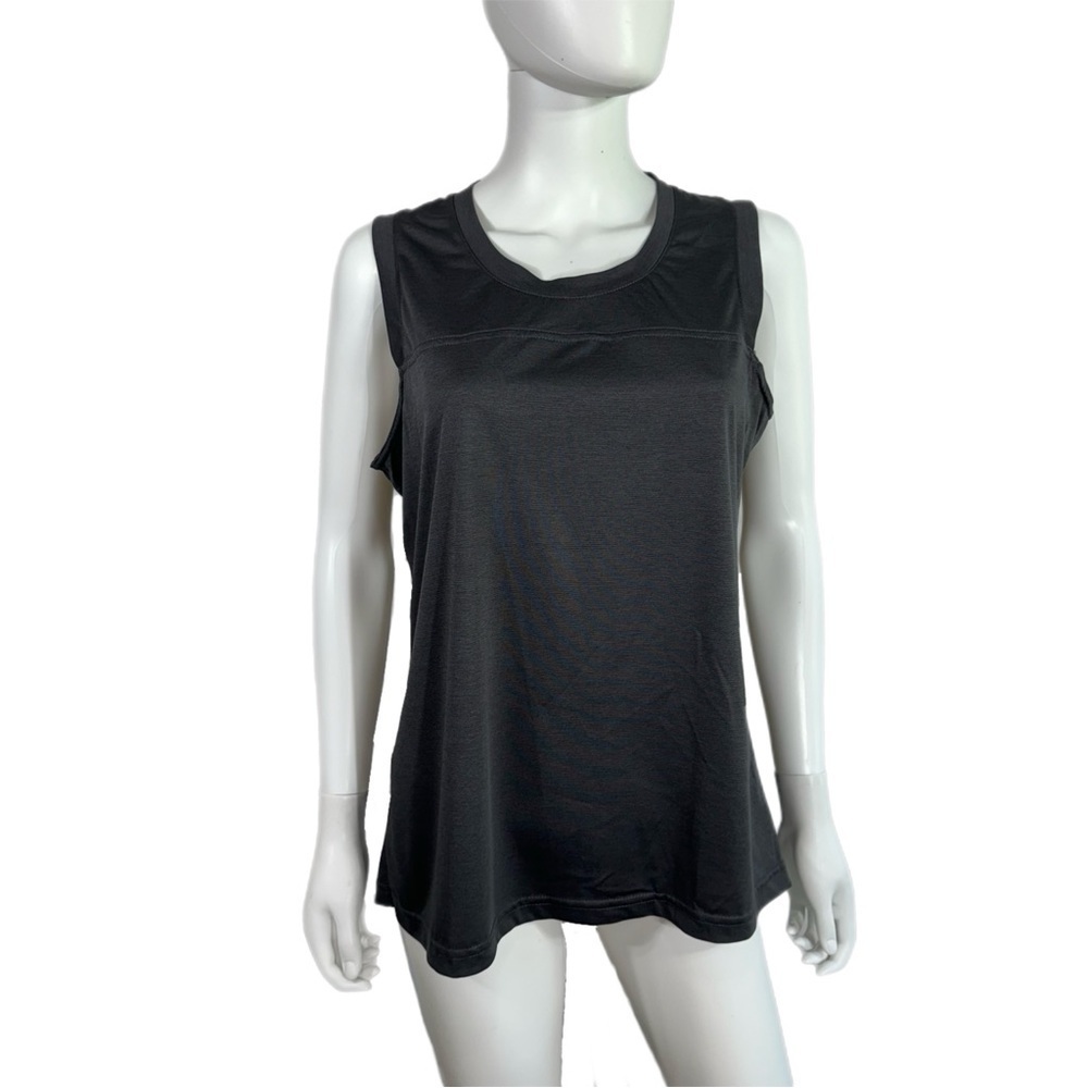 Athletic Works Women’s Dark Gray Heather Yoke Tank